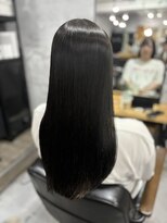 ミコ(MICO hair)&nbsp;髪質改善プレミアム酸性ストレート×ダークグレーカラー