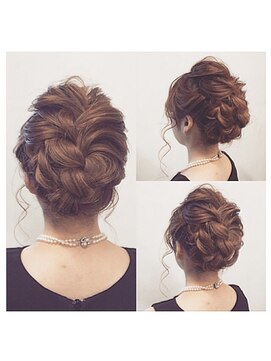 アクター(actor) 編み込みアップ