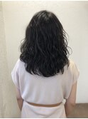 暗髪グレージュ