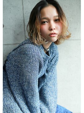 ラフィスヘアーリリー 加古川店(La fith hair lily) 【La fith】グラデーションカラーショートボブスタイル