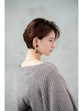 ハバナ 天神(HAVANA) イメチェン☆耳かけショートボブ×フォギーベージュ