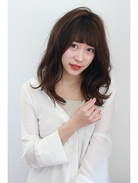 ブリーチ ラボ エーアイ 原宿店(BLEACH LABO Ai) 20代30代40代50代 色っぽふんわりミディの重軽ウェーブヘア♪