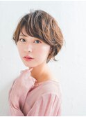 フェミニンショートボブ