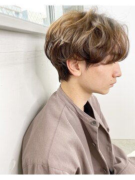 ユノ(juno) 前下がりスリークショート パーマ