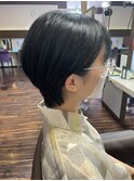 ブルーブラックショート