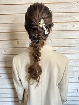 デコヘアー キートス(DECO HAIR kiitos)&nbsp;お呼ばれ編みおろしアレンジ