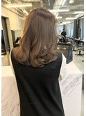 大人ミディアム上品レイヤーカットワンカールデジタルパーマ千葉