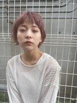 レイヤーボブ/シースルーバング/ショートボブ/透明感/中目黒