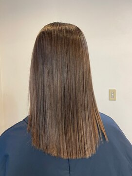 ナナナ パレナ 大津膳所店(nanana parena) まとまる美髪【液晶乳化縮毛矯正】透明感ベージュ♪