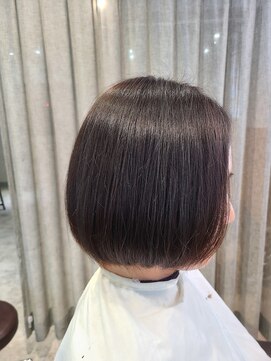 アニュー ヘア アンド ケア(a New hair&care) 20代30代ミニボブココアブラウン小顔美肌ストレート丸み