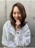 韓国風くびれミディアムボブ髪質改善トリートメント