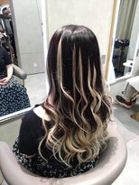 ニーナ ビューティーサロン(NINA Beauty Salon) プルエクステでバレイヤージュ