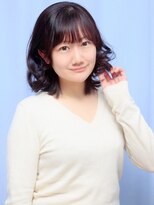 アイルビーヘア(I'll b hair)&nbsp;【下北沢＊I'll b hair＊】前髪と顔周りが可愛い黒髪ボブ