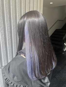 ネオリーブカップ 町田店(Neolive capu) インナーカラー☆ブルーシルバー