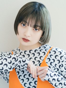 ミンクス渋谷スマートサロン(MINX shibuya smart salon) 切りっぱなしボブ エアリーロング 美髪 ピンクブラウン