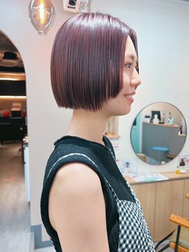 シビバイレボ(CIBI by revo) 地毛風カラー/ナチュラルレイヤーカット/ショートボブ[船橋]