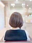 大人の艶ボブショート　40代、50代