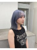Blue silver color