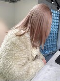 前髪/アンブレラカラー/こなれミディ/イメチェン/ウェーブパーマ