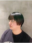 【アクセントカラー☆】×スッキリ刈り上げ丸みショート