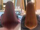ヘアーアンドネイルサロン キララ(hair&nail salon KIRARA)の写真/[口コミ多数！］髪や肌に優しいカラーで毛先まで艶めく髪*キレイな色味を保ちながら髪に潤いを与えます