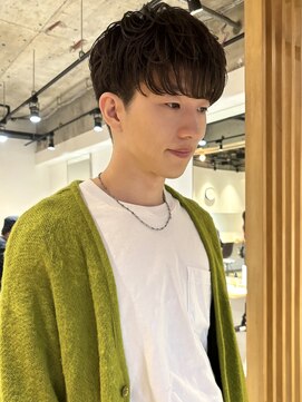 アニー(ANY) マッシュ × ワンカールパーマ