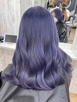 アンククロス 渋谷(ANKH CROSS)&nbsp;ブルーパープル/ブルージュ/ブルーカラー/ヘアカラーブルー/渋谷