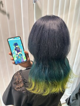 トーキョー オタクヘアー(TOKYO OTAKU HAIR) クラゲウルフ/推しカラー/原神