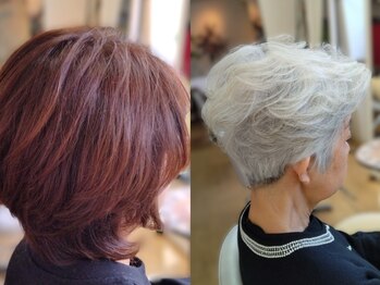ブルーミングヘアーの写真/<板宿駅から徒歩1分>一人ひとりの髪の悩みをカットでも解決してくれる*髪質改善×髪質補修カットが支持率◎