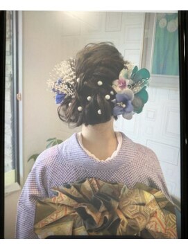 クーヘアー(CUUHAIR) 振袖 ヘアアレンジ