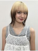 ウルフボブレイヤー前髪あり20代30代40代