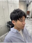 マッシュスタイル×アップバング 2wayスタイル