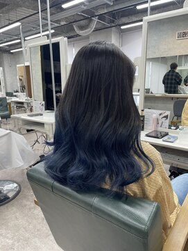 リミットバイアフィナー 大宮店(limit by Afinar) グラデーションブルー