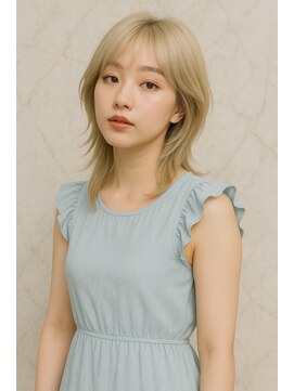 リリノ 豊中曽根店(Lirino.Co) 羽エクステ×ブリーチ透明感透明感カラー