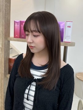 シア 綾瀬店(SHEER) レイヤー＋ブラウンベージュ