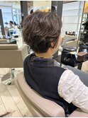 ★岡田有加★似合わせ★銀座★ハイライトウェーブショート