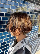 ラシンバン ラメール(LASHINVAN LAMER)&nbsp;インナーカラー×ショートパーマ