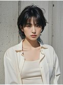 ミニボブショートウルフマッシュショートハッシュカット40代