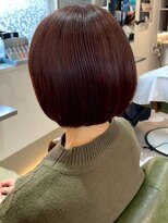 ノッポサン(Noppo3)&nbsp;丸みショートボブ マロンブラウン 髪質改善 20代 30代 艶髪
