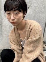 ヌークバイラヴェスト 四日市(neuk by lovest)&nbsp;マッシュショートで丸みと個性をナチュラルに