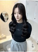 韓国風レイヤー/ヨシンモリ/レイヤーカット/ウェーブ/段カット