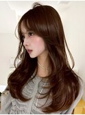 ハイライトバレイヤージュダブルカラーケアブリーチ20代30代