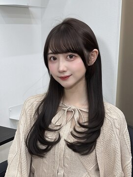 AMATELAS S 新宿/髪質改善/縮毛矯正/カラー/レイヤーカット【8/31 NEWOPEN(予定)】 AMATELAS /顔まわりレイヤー/ワンカール/20代30代40代髪質改善