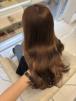 シーナ バイ マグ(siina. by Mag)&nbsp;上品ココアブラウン×ロングレイヤー×透明感