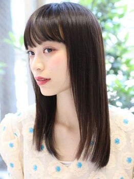 ヘアーメイクミキ 上野本店(hair make MIKI)の写真/《まるでトリートメントのようなストレート》高リピート率を誇るMIKIのストカールで扱い易く柔らかい髪に♪
