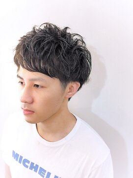 トウキョウ ゴブ(GOB) 【TOKYO GOB池袋】MIXパーマ×２ブロックマッシュ