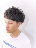 【TOKYO GOB池袋】MIXパーマ×2ブロックマッシュ