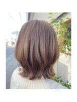 ヘアーラボ ハチ(HAIR LABO HACHI)&nbsp;外ハネミディ
