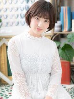 カバーヘア ブリス 上尾西口店(COVER HAIR bliss)&nbsp;好感ローライト小顔前下がりナチュラルボブa上尾20代30代40代