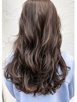 ウニコ(unico.)&nbsp;【unico.】ウェーブハイライト・大人セクシー・くすみカラー
